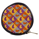 Chickens Pixel Pattern - Version 1b Mini Makeup Bag Front