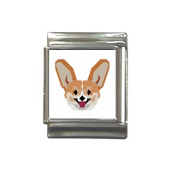 Cardigan Corgi Face Italian Charm (13mm) by wagnerps