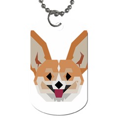 Cardigan Corgi face Dog Tag (Two Sides)