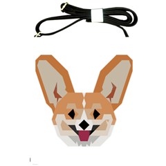 Cardigan Corgi Face Shoulder Sling Bag