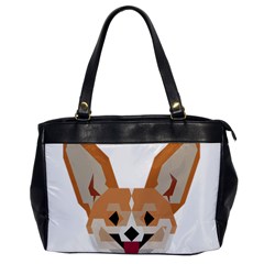 Cardigan Corgi face Oversize Office Handbag