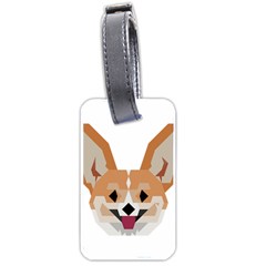 Cardigan Corgi Face Luggage Tag (one Side)