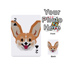 Cardigan Corgi Face Playing Cards 54 Designs (mini) by wagnerps