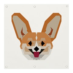 Cardigan Corgi face Banner and Sign 3  x 3 