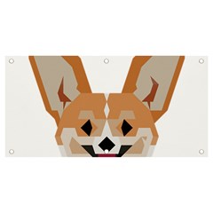 Cardigan Corgi face Banner and Sign 4  x 2 