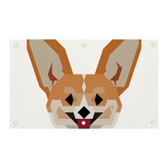 Cardigan Corgi face Banner and Sign 5  x 3 