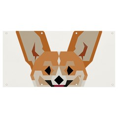 Cardigan Corgi face Banner and Sign 8  x 4 