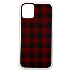 Red And Black Classic Plaids Iphone 12 Mini Tpu Uv Print Case	 by ConteMonfrey