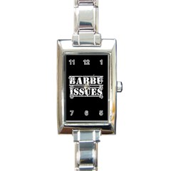 Babbu Issues - Italian Daddy Issues Rectangle Italian Charm Watch by ConteMonfrey