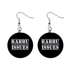 Babbu Issues - Italian Daddy Issues Mini Button Earrings by ConteMonfrey