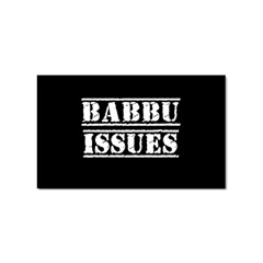 Babbu Issues - Italian Daddy Issues Sticker (rectangular) by ConteMonfrey