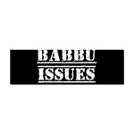 Babbu Issues - Italian daddy issues Sticker (Bumper) Front