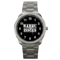 Babbu Issues - Italian Daddy Issues Sport Metal Watch