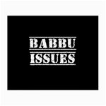 Babbu Issues - Italian daddy issues Small Glasses Cloth (2 Sides) Front