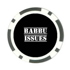 Babbu Issues - Italian Daddy Issues Poker Chip Card Guard by ConteMonfrey