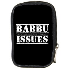 Babbu Issues - Italian Daddy Issues Compact Camera Leather Case by ConteMonfrey