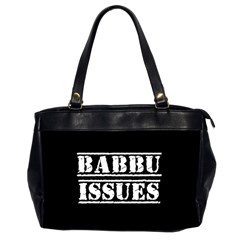 Babbu Issues - Italian Daddy Issues Oversize Office Handbag (2 Sides) by ConteMonfrey