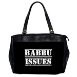 Babbu Issues - Italian daddy issues Oversize Office Handbag (2 Sides) Front