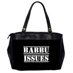 Babbu Issues - Italian daddy issues Oversize Office Handbag (2 Sides) Back