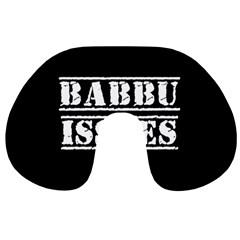 Babbu Issues - Italian Daddy Issues Travel Neck Pillow by ConteMonfrey