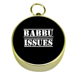 Babbu Issues - Italian Daddy Issues Gold Compasses by ConteMonfrey