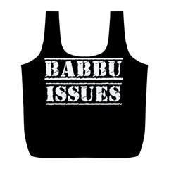 Babbu Issues - Italian Daddy Issues Full Print Recycle Bag (l) by ConteMonfrey