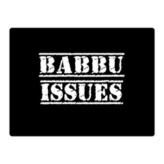 Babbu Issues - Italian Daddy Issues Premium Plush Fleece Blanket (mini) by ConteMonfrey