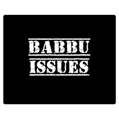 Babbu Issues - Italian Daddy Issues Premium Plush Fleece Blanket (medium) by ConteMonfrey