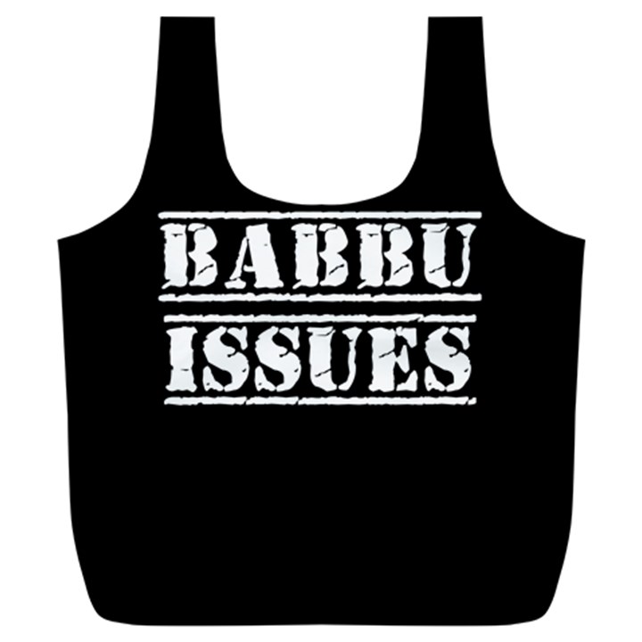 Babbu Issues - Italian daddy issues Full Print Recycle Bag (XXXL)