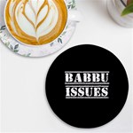 Babbu Issues - Italian daddy issues UV Print Round Tile Coaster Front