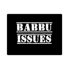 Babbu Issues - Italian Daddy Issues One Side Premium Plush Fleece Blanket (mini) by ConteMonfrey