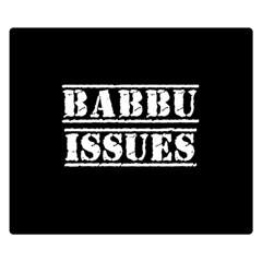 Babbu Issues - Italian Daddy Issues One Side Premium Plush Fleece Blanket (small) by ConteMonfrey