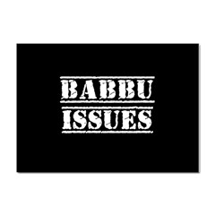 Babbu Issues - Italian Daddy Issues Crystal Sticker (a4) by ConteMonfrey