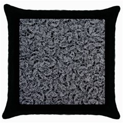 Weird Monster Reptile Drawing Motif Pattern Throw Pillow Case (black) by dflcprintsclothing