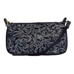 Weird Monster Reptile Drawing Motif Pattern Shoulder Clutch Bag Front