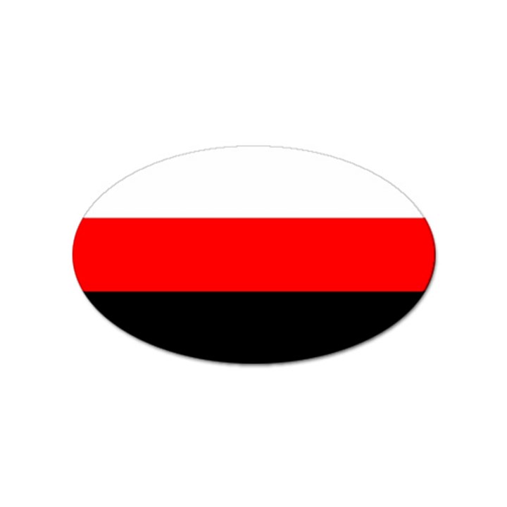 Erzya Flag Sticker Oval (100 pack)