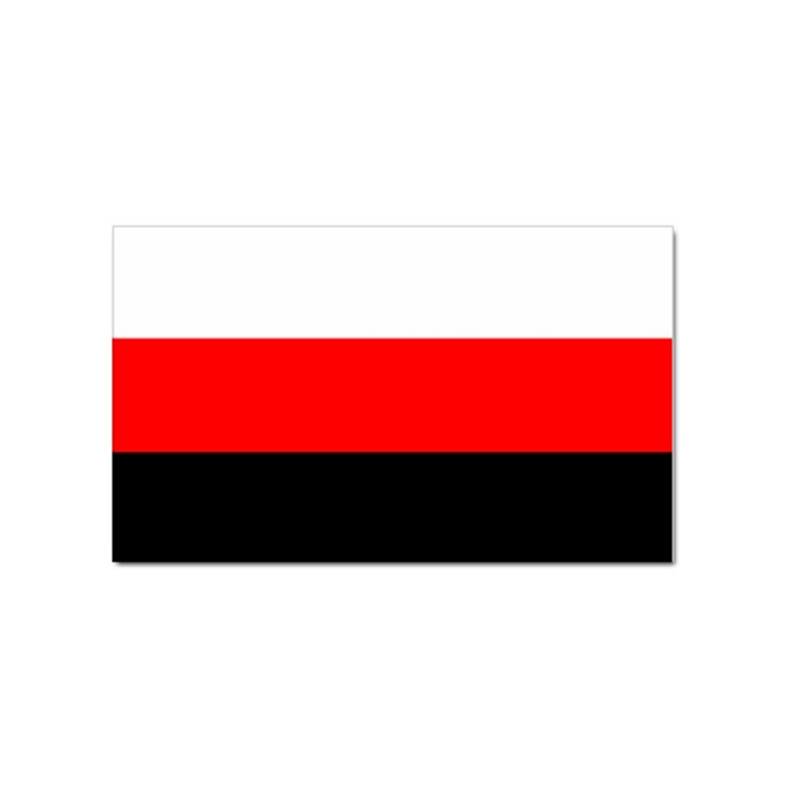 Erzya Flag Sticker Rectangular (10 pack)