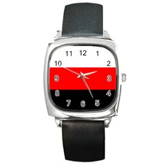 Erzya Flag Square Metal Watch by tony4urban