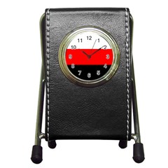 Erzya Flag Pen Holder Desk Clock