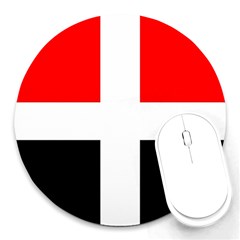 Arpitania Flag Round Mousepad by tony4urban