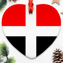 Arpitania Flag Ornament (Heart)