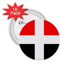 Arpitania Flag 2 25  Buttons (10 Pack)  by tony4urban