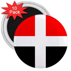 Arpitania Flag 3  Magnets (10 Pack)  by tony4urban