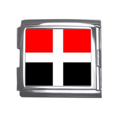 Arpitania Flag Mega Link Italian Charm (18mm)