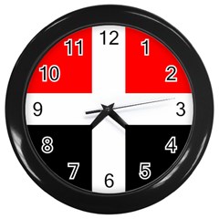 Arpitania Flag Wall Clock (black) by tony4urban