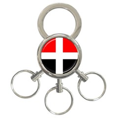 Arpitania Flag 3-ring Key Chain by tony4urban