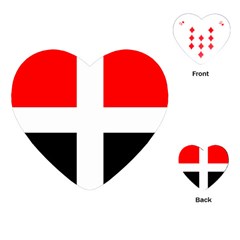 Arpitania Flag Playing Cards Single Design (Heart)