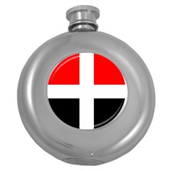 Arpitania Flag Round Hip Flask (5 oz)