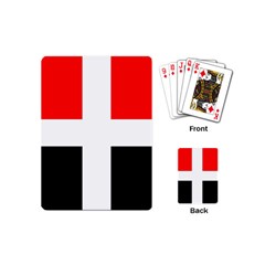 Arpitania Flag Playing Cards Single Design (mini) by tony4urban