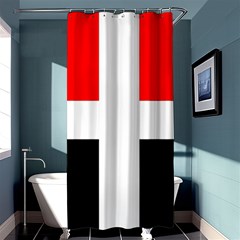 Arpitania Flag Shower Curtain 36  x 72  (Stall) 